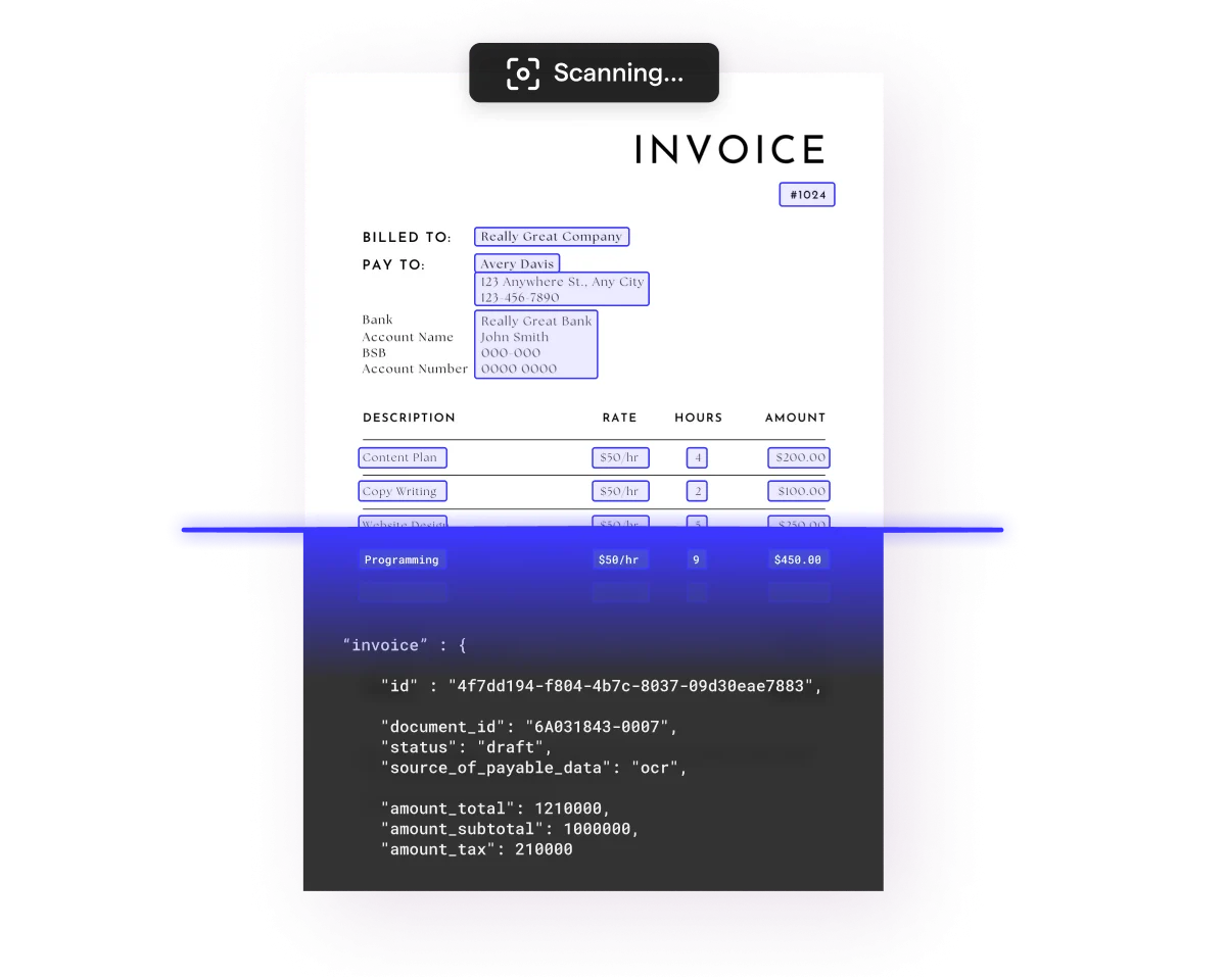 snpt invoice OCR